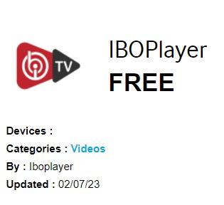 IBO Player in Samsung or LG TV App Store